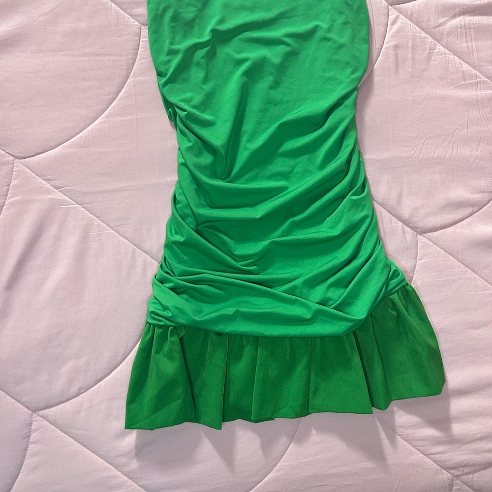 Minidress green new without tag